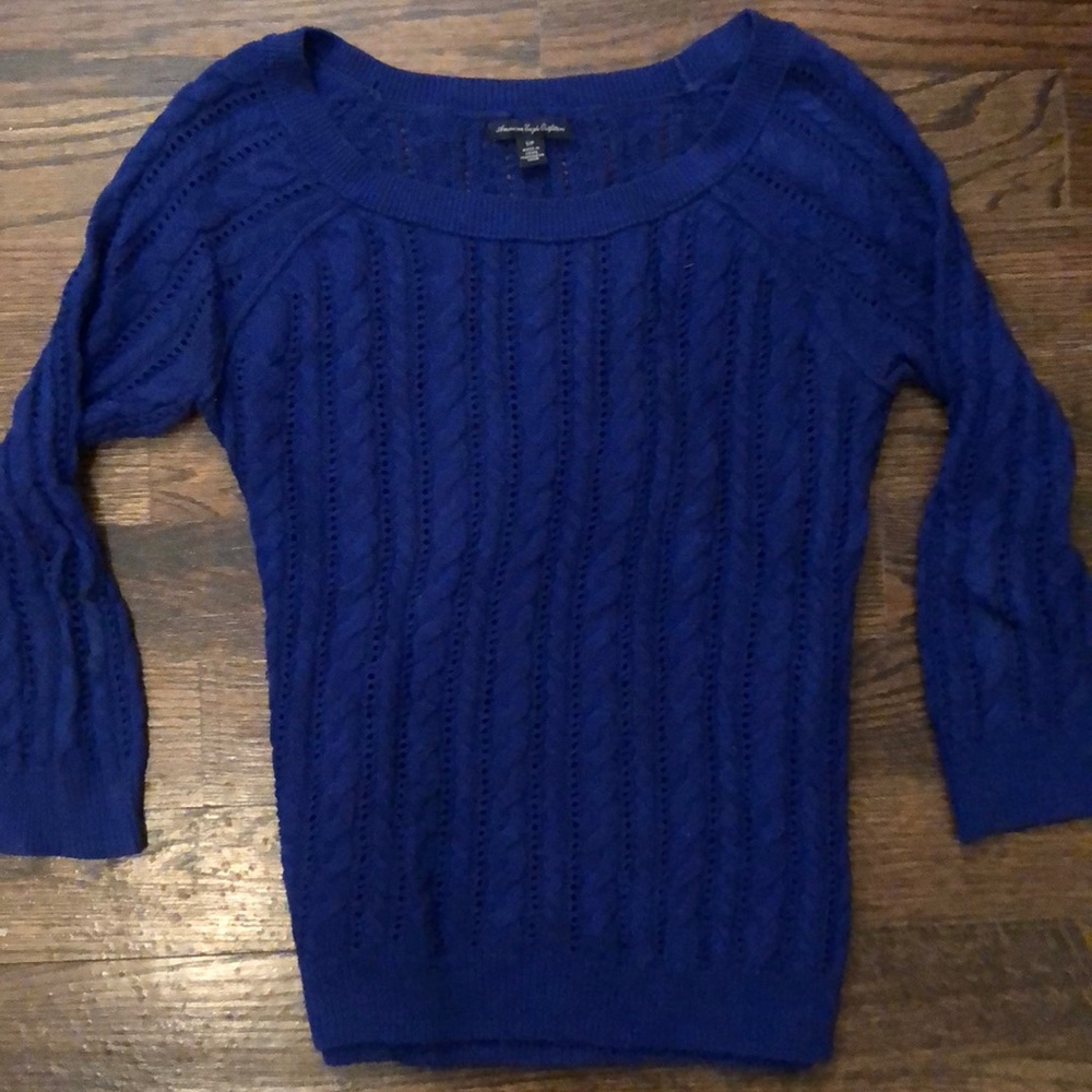 Blue American Eagle Sweater